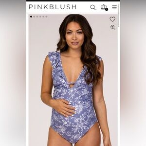 EUC Pink Blush Maternity One Piece